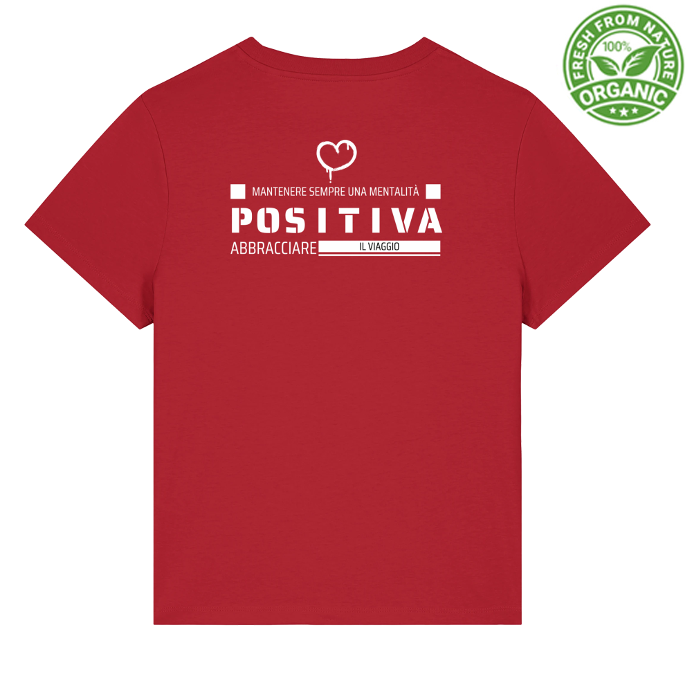 T-Shirt Women Premium Organic Una mentalità POSITIVA