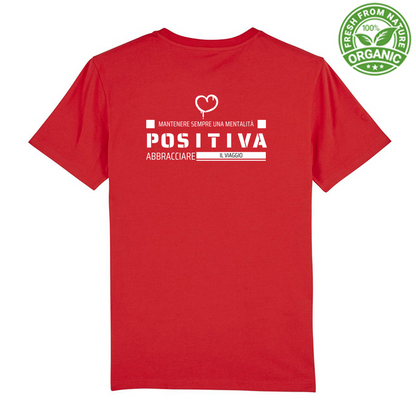 T-Shirt Uomo Premium Organic Una mentalità POSITIVA