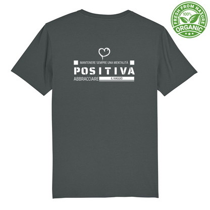 T-Shirt Uomo Premium Organic Una mentalità POSITIVA