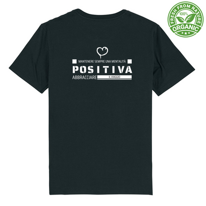 T-Shirt Uomo Premium Organic Una mentalità POSITIVA