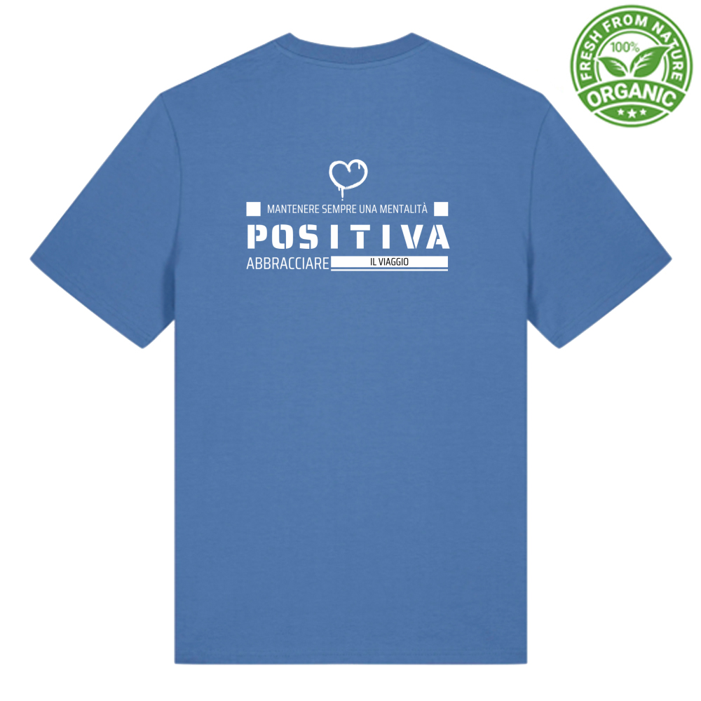 T-Shirt Uomo Premium Organic Una mentalità POSITIVA