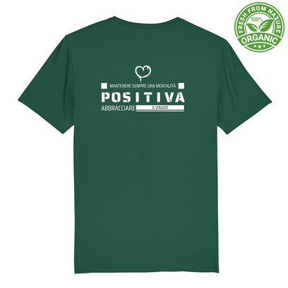 T-Shirt Uomo Premium Organic Una mentalità POSITIVA